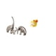 thumbnail image 5 of Estatua de , escultura de animales de resina de cerámica, adorno compacto, detalles realistas, ideal para regalar, decoración del hogar, escri, 5 of 8