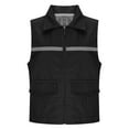 thumbnail image 3 of DIOAZUD Women's Casual Lightweight Outdoor Fishing Work Safari Travel Cargo Vest Night Out Hi Vis Vests with Pockets, 3 of 8