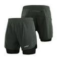 thumbnail image 1 of Lixada Men's 2-in-1 Running Shorts Quick Drying Breathable Active Training Exercise Jogging Cycling Shorts with Longer Liner, 1 of 7