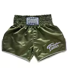 green, variant on FLUORY Muay Thai Shorts Free Combat Mixed Martial Arts Boxing Training Match Pants Lettering Embroidery