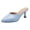 Blue, variant on Women's Kitten Heeled Mules Pointed Toe Wedding Slip on Shoes Bride Stilettos Pumps Heeled Dressy Sexy Fashion Pumps Black Size 9