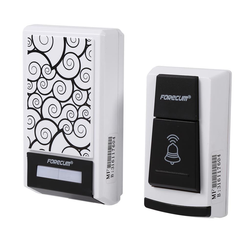 Dilwe 1x Wireless Home Security Unique Pattern Design Door Bell W 1 Receiver 2 Receivers Doorbells Wireless Door Bell Walmart Com Walmart Com