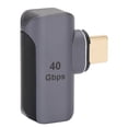 thumbnail image 4 of Adaptador USB C magnético de 100 W, carga rápida, 40 Gbps, 8K, Plug and Play, adaptador USB C a C en ángulo recto magnético., 4 of 14