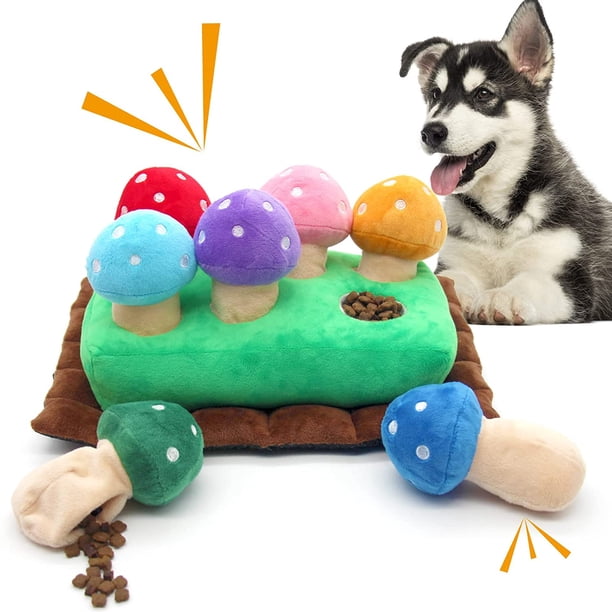 Lepawit Dog Plush Toy Interactive Squeaky Hide and Seek Plush Dogs Toys