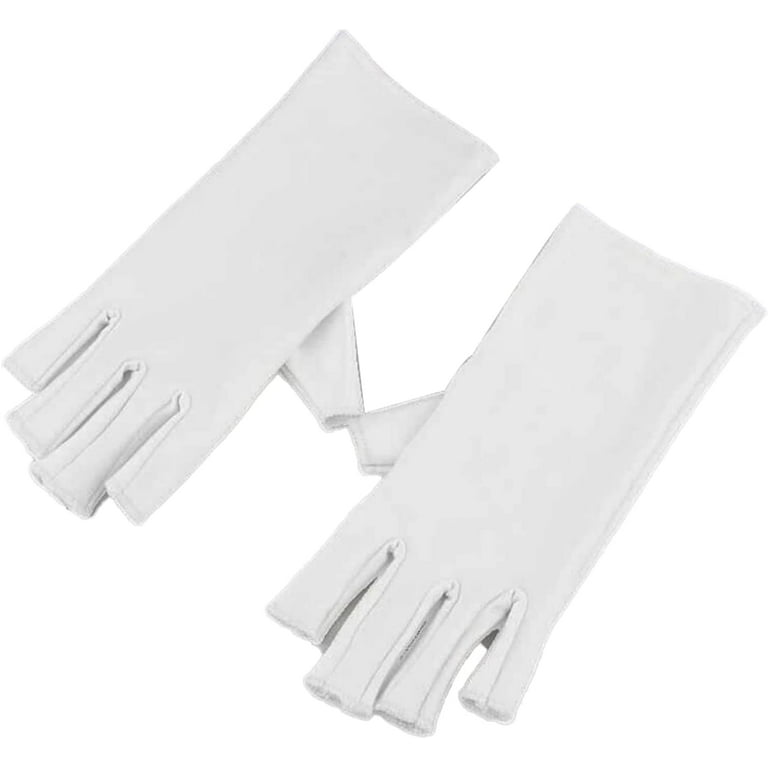 UV Gloves for Gel Nail Lamp : UV Light for Nails, UV Lamp for Gel Nails, UV  Protection Gloves, Sun Gloves for Women UV Protection, Fingerless UV