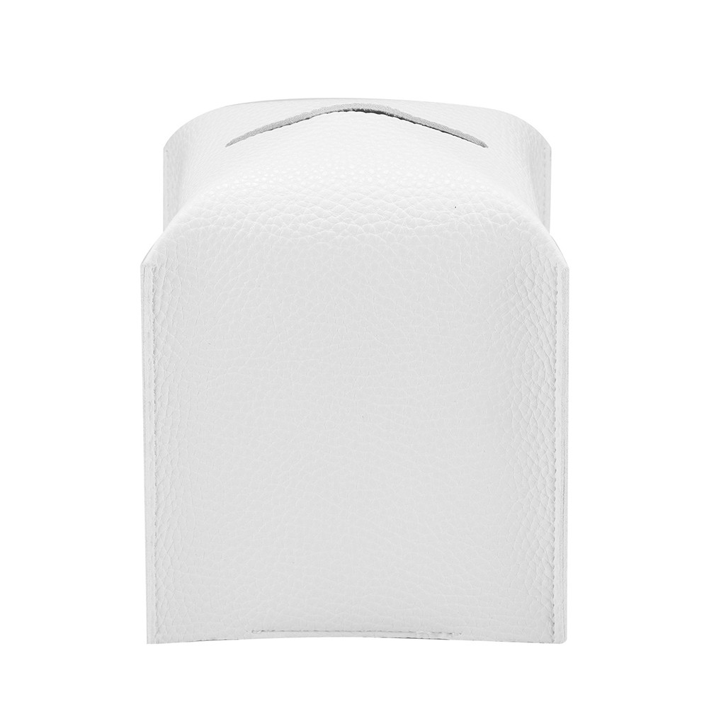 PU Leather Tissue Box Cover Holder Square Tissues Case Roll Paper