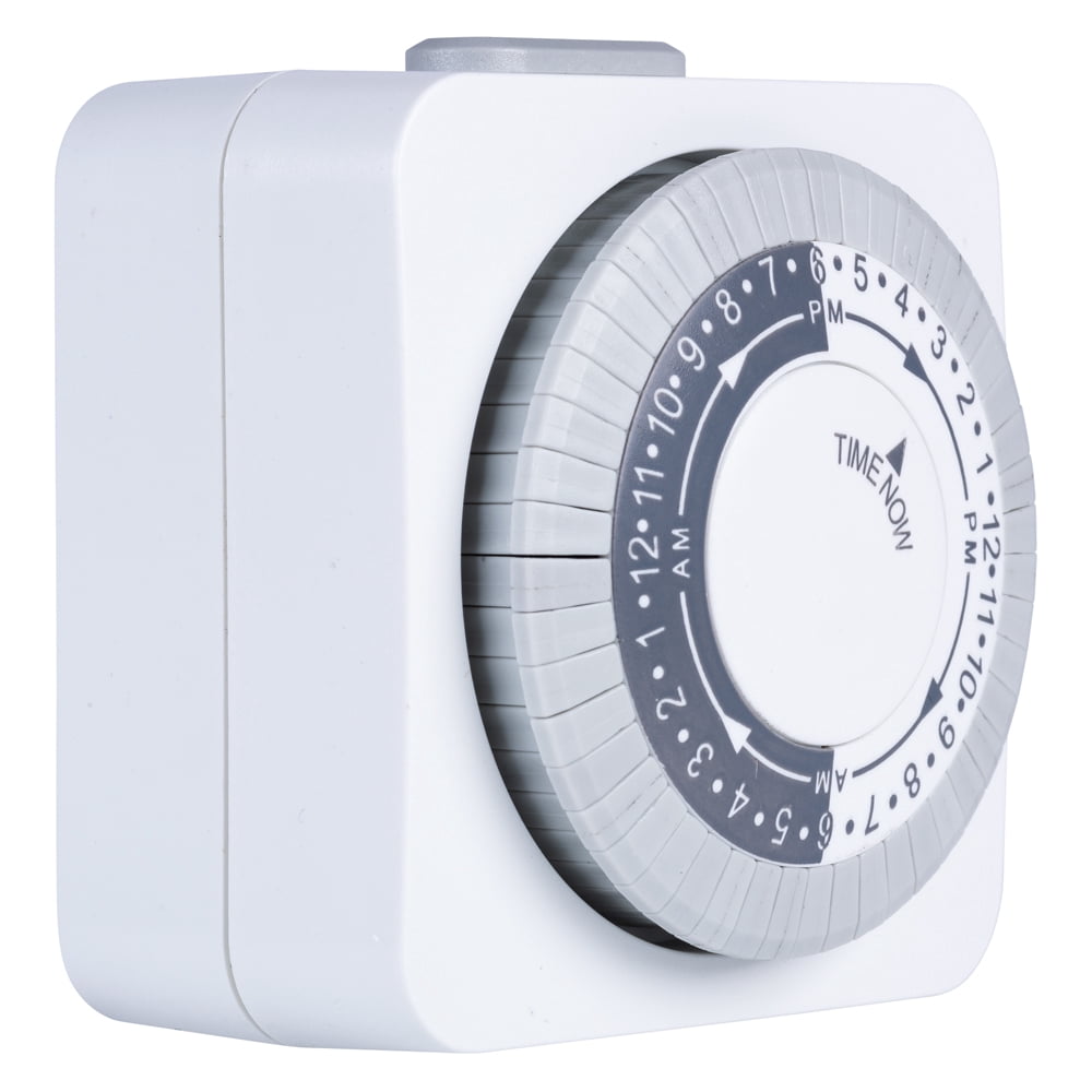 Hyper Tough Indoor Analog Timer, Single Grounded Outlet