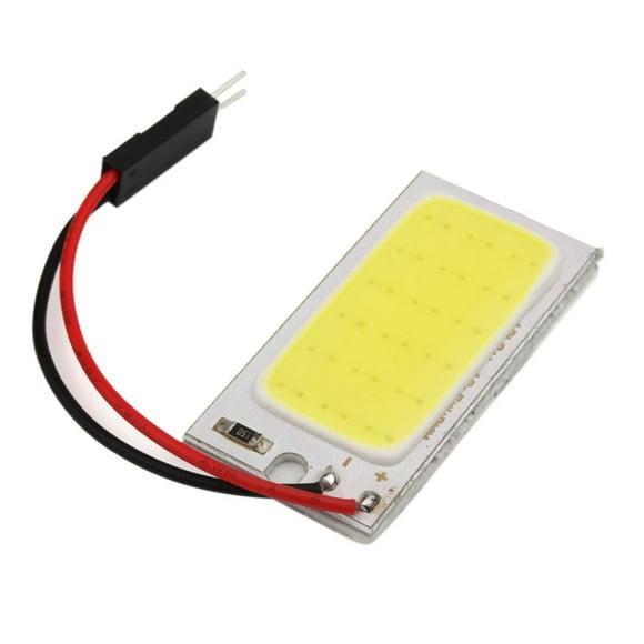 EeaseMX Luz de lectura LED COB para panel interior de coche, 12 V, 3 W, color blanco
