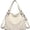Off-white, variant on Sunyuer Vintage Hobo Bag for Women, Large Capacity PU Soft Leather Slouchy Tote Purse Single Shoulder Crossbody Handbag