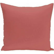 Simply Daisy Solid Print Decorative Pillow, 16" x 16", Burnt
