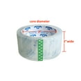 thumbnail image 3 of NC Home, Industrial Grade Clear Packing Tape (6 Rolls) - 110 Yards per Roll-2" Wide x 2.0 Mil Thick, Acrylic Adhesive Heavy Duty Tape for Box Office Moving Packaging Shipping., 3 of 7