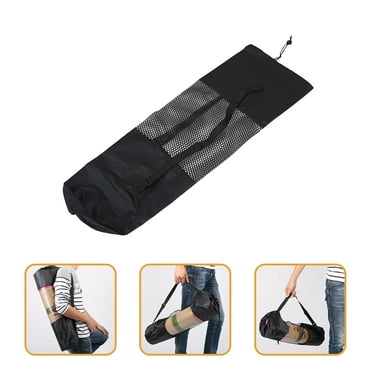OUNONA 2Pcs Yoga Mat Carrying Bag Mesh Design Yoga Pad Pouch with Single Strap
