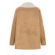 thumbnail image 4 of Chaquetas y abrigos casuales de manga larga sin capucha para mujer, abrigo de invierno cálido compuesto con cuello de solapa y botones, abrigo para mujer, 4 of 7