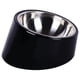 thumbnail image 1 of Cuenco para perros y gatos Brillar antideslizante con cuenco de acero inoxidable negro 14*6CM, 1 of 5