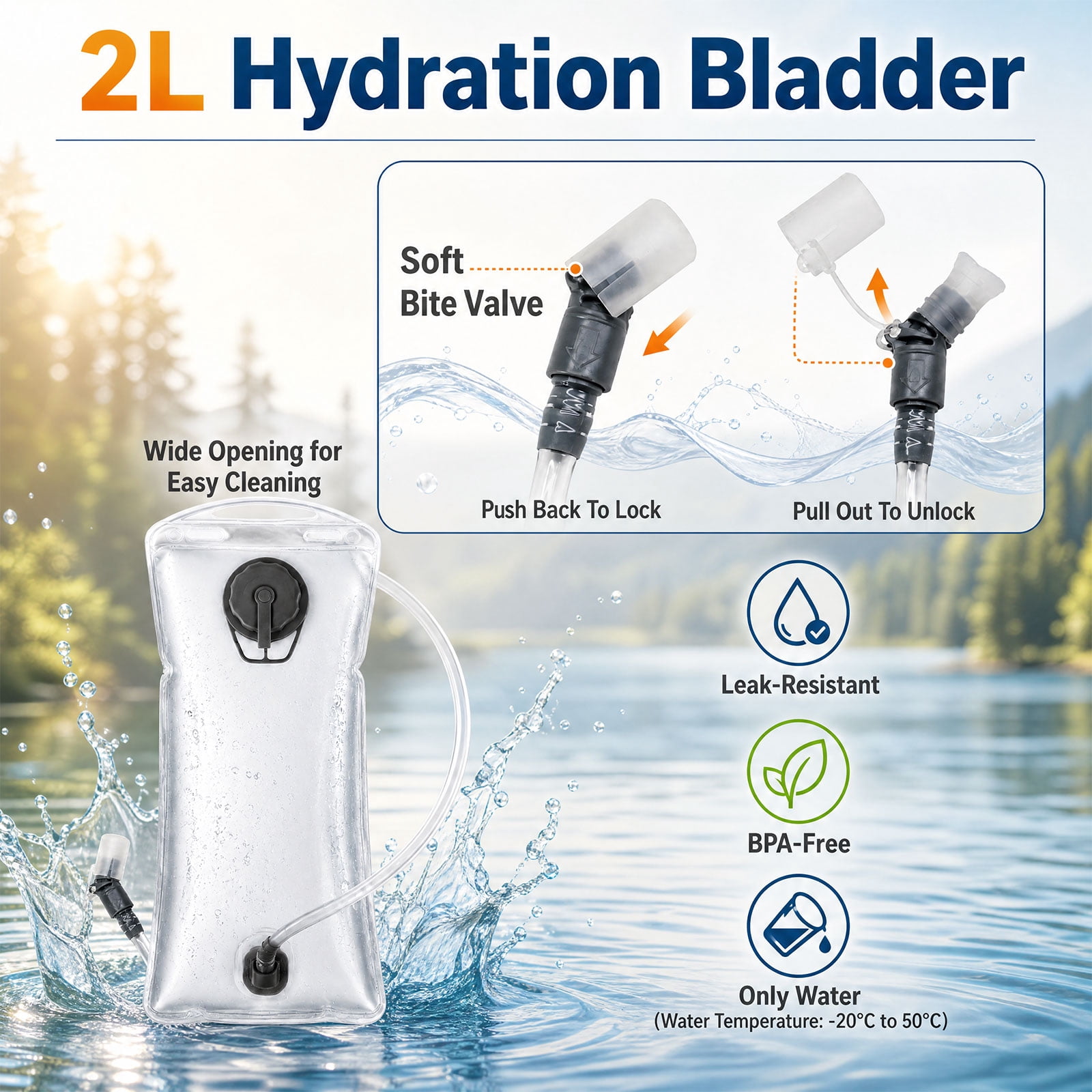 Cooling Hydration Vest with 2L BPA-Free Water Bladder, Running Vest with 3 Removable Cooling Packs, Lightweight Outdoor Hydration Pack for Hot Weather, Hiking, Cycling, Training