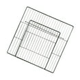 thumbnail image 3 of fastboy Pet Playpen Door Cage Metal Wire Indoor Fence Rabbit Puppy Expandable Panel Dense Black Grid, 3 of 9