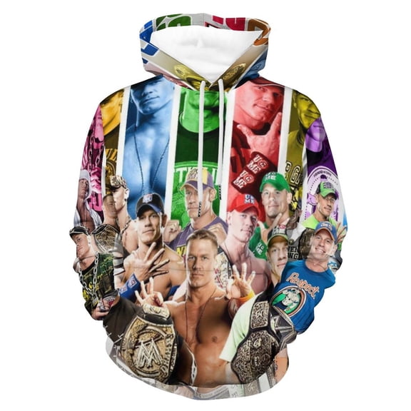 John Cena 2 Unisex Streetwear Long Sleeve Hoodie With Pocket
