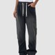 thumbnail image 1 of WILLBEST Pantalones Mujer Pantalones Vaqueros Casuales Acampanados Para Hombre, 2025 Pantalones de Mezclilla de Color Sólido, Versátiles y Cómodos Para Uso Diario En Primavera, Verano y Otoño., 1 of 8