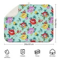 thumbnail image 2 of Microfibre Drying Mat for Kitchen Pioneer Dish Drying Drainer Mat Absorbent Colorful Floral Drying Mat Washing Up for Glass, Plate & Cup 18inch X 24inch, 2 of 5