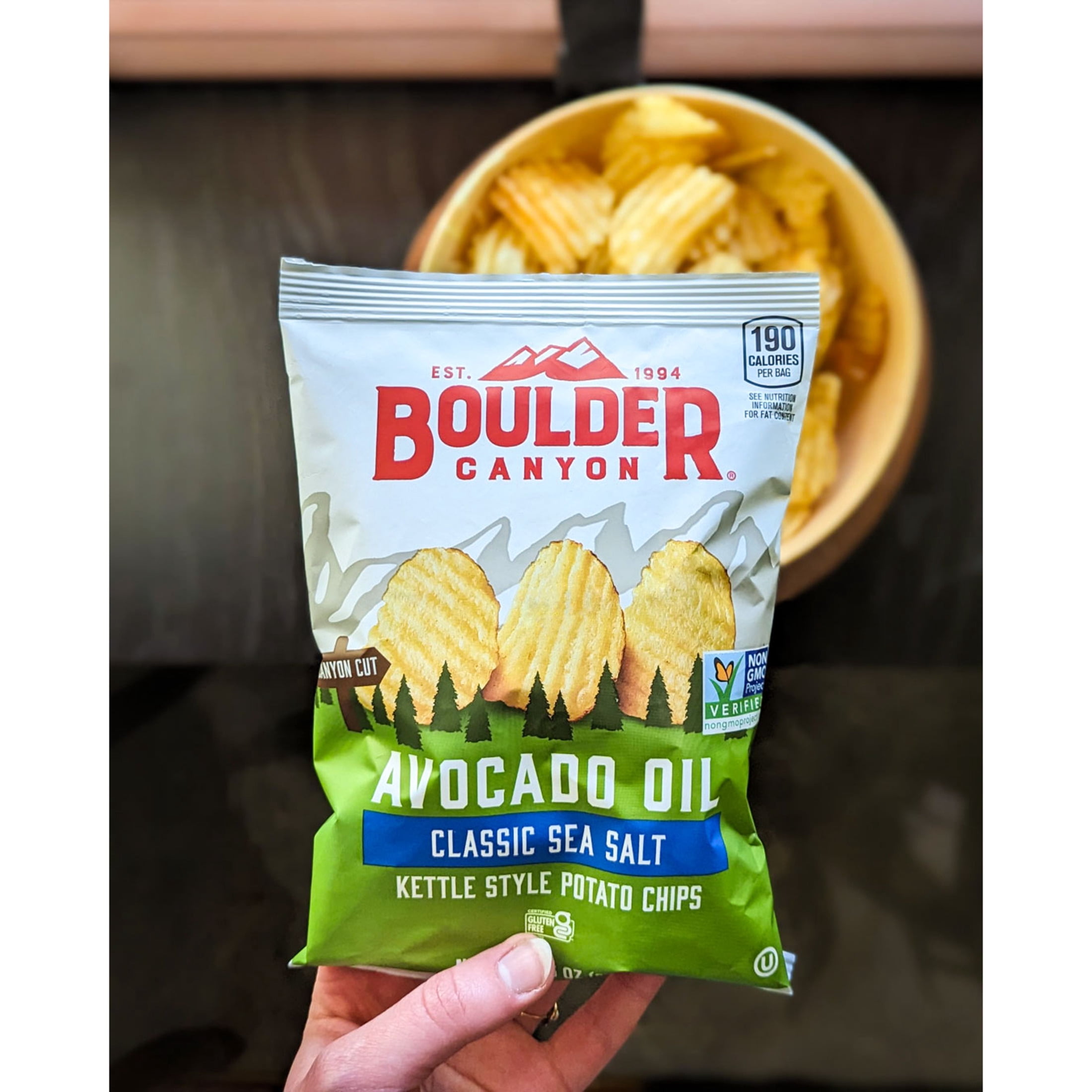 Boulder Canyon Variety Pack Snack Chips, 1oz bag, 18 Count Multipack