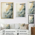 thumbnail image 4 of Designart "Adventure Scene: Waterfall in Gold & Grey I" Waterfall Wall Decor, 4 of 7