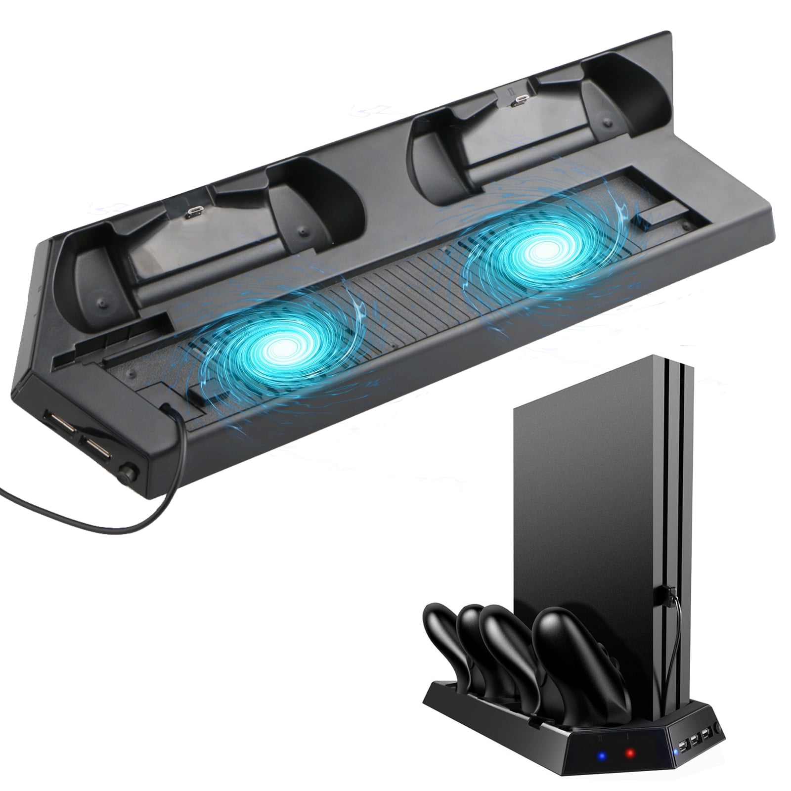 EEEkit Vertical Stand with Cooling Fan for PS4 Slim / Regular