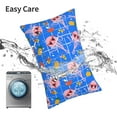 thumbnail image 6 of Salouo Tropical Jellyfishes Pattern Pillow Cases,1PC Pillow Covers with Envelope Closure Decorative Pillow Case for Bed Couch,Pillows Not Included-16"x24", 6 of 6