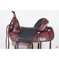 thumbnail image 2 of HILASON Western Horse Treeless Trail Saddle Genuine American Leather | for Horses, 2 of 7