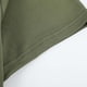 thumbnail image 3 of Camisa Elvqul Hombre Verde del Ejército Casuales Liso Stretch Manga Corta Cuello Mao Botones, 3 of 8