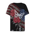 thumbnail image 5 of 250th Anniversary USA Shirts for Women American Flag T-Shirt 4th of July Shirt 250 Years Birthday Patriotic Tops, 5 of 6