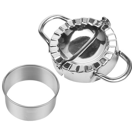 

JeashCHAT Tools Stainless Steel Dumpling Maker Dough Cutter Dumpling Mould Clearance