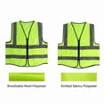 thumbnail image 4 of Safety High Visibility Vest Adjustable Security Vests Traffic Night Outdoor For Running Cycling Sports, 4 of 7