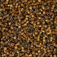 thumbnail image 2 of Miyuki Delica Seed Beads – Size 11/0 (1.6 mm), DB1682, Silver-Lined Glazed Dark Honey, 7.2 g, Approx. 1440 Beads, 2 of 7
