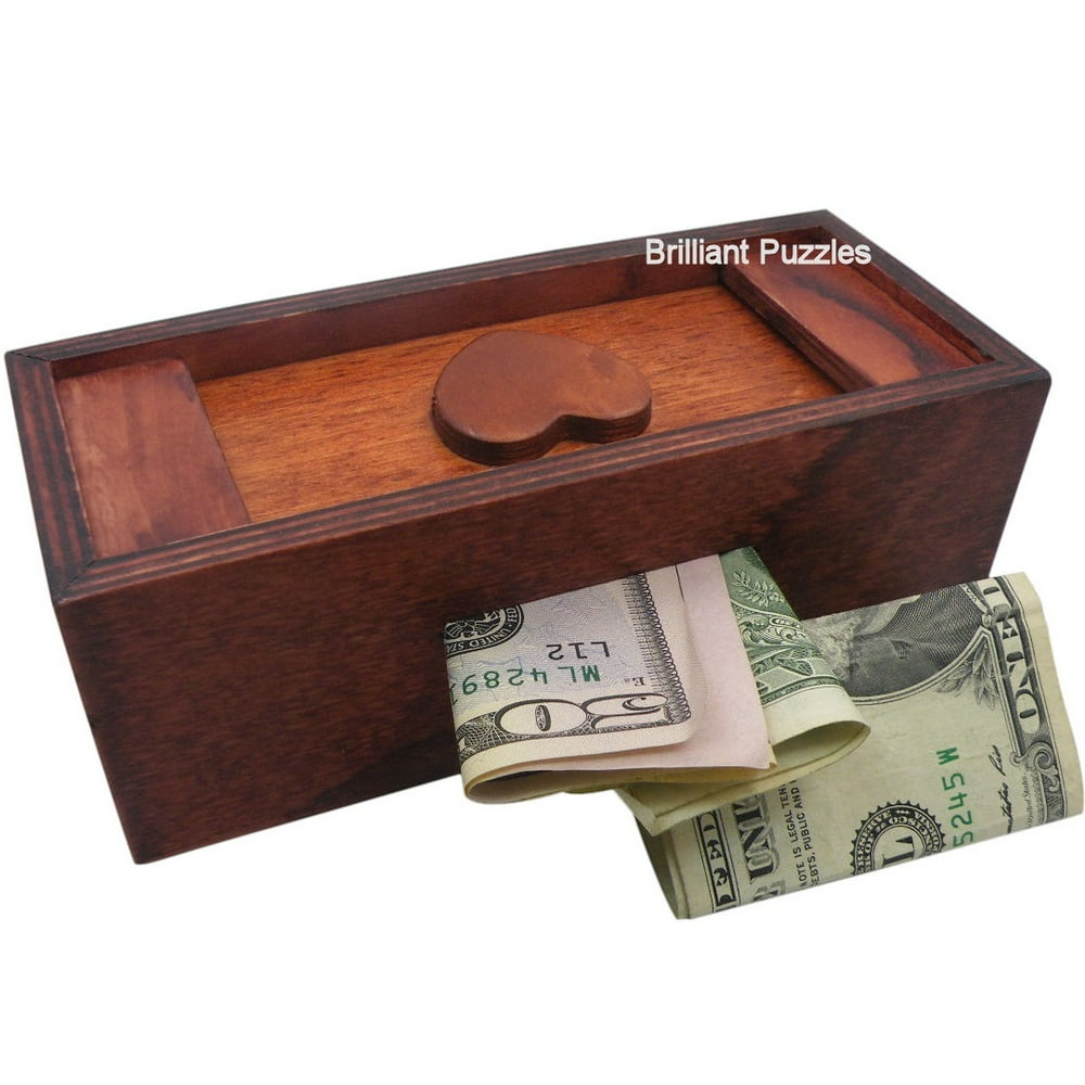 Mysterious Puzzle Box No. 4 Money Gift Trick Box