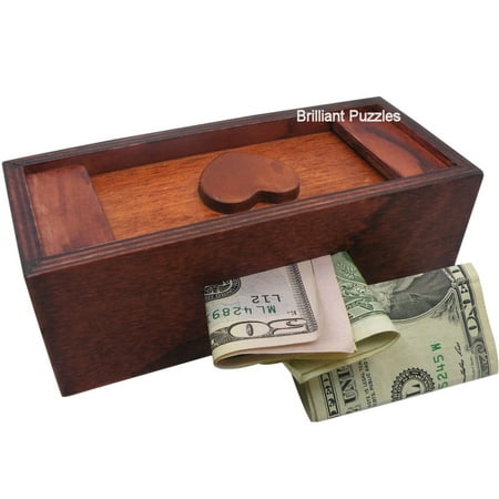 Mi-Toys - Mysterious Puzzle Box No. 4 - Money Gift Trick Box - Walmart.com