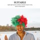 thumbnail image 3 of RUNROTOO Peluca Afro Rizada Con Colores Nacionales Para Fans Con Accesorio Para Disfraz Y Cosplay, 3 of 6