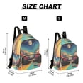thumbnail image 2 of FORMRS Mini Backpack Purse for Women Travel Daypack Casual Shoulder Bag, Colorful Road, 2 of 7
