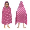 thumbnail image 1 of Toalla con Capucha para Niños ORIGINAL 100% Algodón Corazones Rosados, 1 of 9