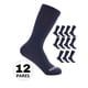 thumbnail image 1 of Fruit ot the Loom Calceta Escolar para Niña, Talla Grande, Color Marino, 12 Pares, 1 of 3