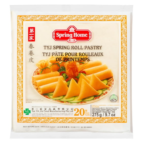 TYJ 8.5" Spring Roll Pastry, 275 g / pack