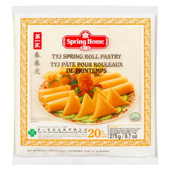 TYJ 8.5" Spring Roll Pastry, 275 g / pack