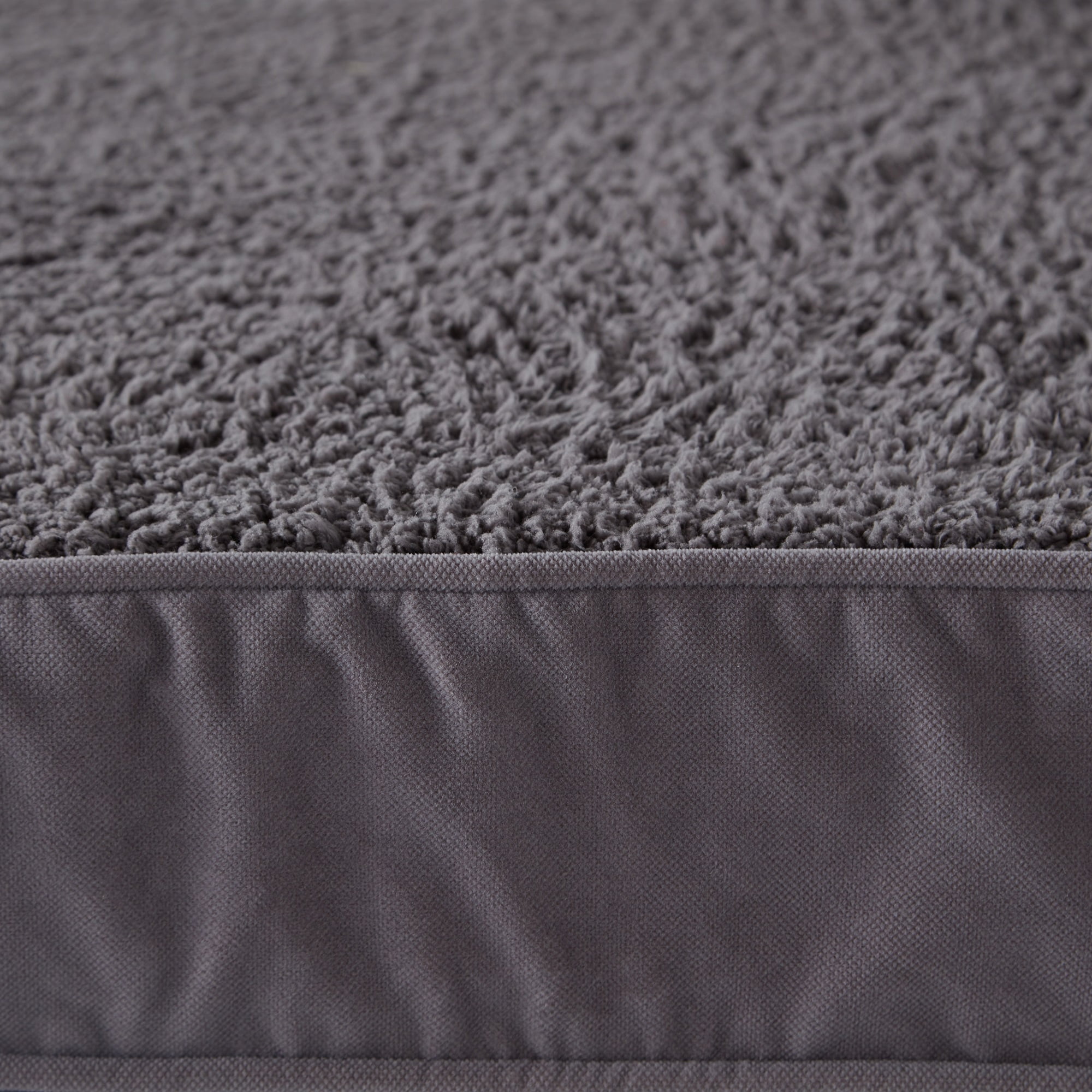 Happy Hounds Oscar Sherpa Orthopedic Dog Bed, Gray, Large (48 x 36 in.)
