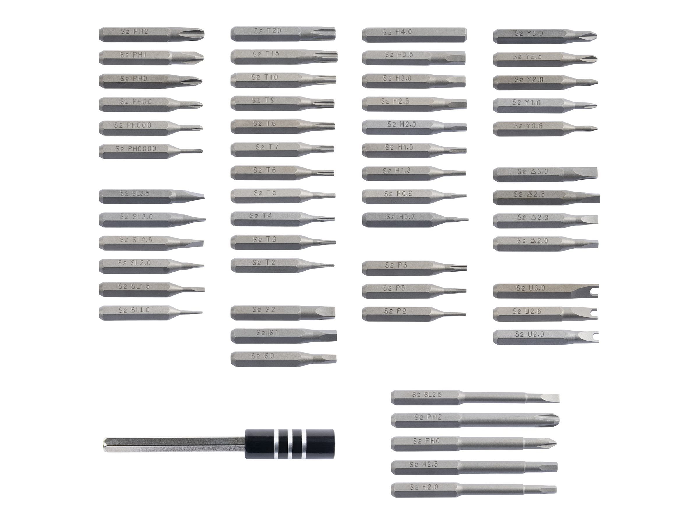 55-BIT ELECTRIC PRECISION SCREWDRIVER SET, PORTABLE/MINI BATTERY POWERED BIT DRI
