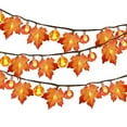 thumbnail image 1 of EZLIFE Guirnalda de luces de hojas de arce otoñales, guirnalda de luces de hojas de arce para Acción de Gracias, decoraciones de otoño con hojas de arce artificiales, guirnalda de luces de hojas de ar, 1 of 7