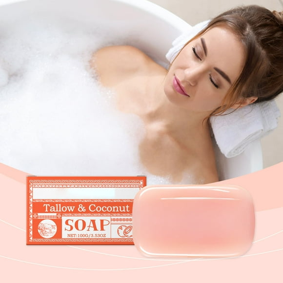 Tallow Coconut Soap Mild Soothing Bath Cleansing Soap With Tallow Coconut Oil Clean And Moisturizing Soft Balanced Formula