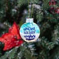 thumbnail image 6 of Coollooc 3D Beach Christmas Ornament, 2Pcs Blue Sea Theme Holiday Ball for Christmas Tree, Beach House Decor & Tropical Party, Nature Decorations for Holiday Decors & Seasonal(M,3D), 6 of 7