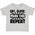 thumbnail image 3 of Inktastic Eat, Sleep, Muay Thai, Repeat Boys or Girls Toddler T-Shirt, 3 of 5