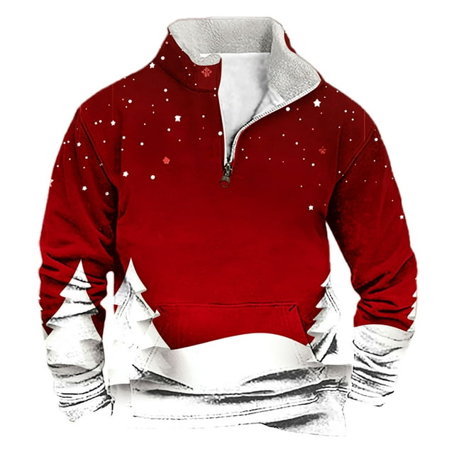 Sudadera sin capucha para hombre, informal, a la moda, con cuello alto, estampado, cremallera, jersey de manga larga, blusa de poliéster para hombre