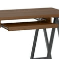 thumbnail image 6 of Sawhorse Industrial 50 inch Wide SOLID WALNUT WOOD and Metal Small Desk, 6 of 13