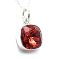 thumbnail image 5 of Collar Zvezda Cushion color Scarlet plata .925 Zvezda ZCO-CUSH12-SCA, 5 of 5